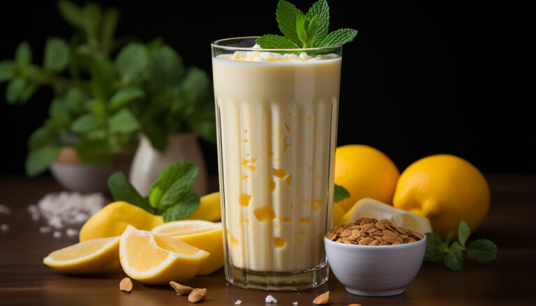 Banana Lemon Ginger Smoothie