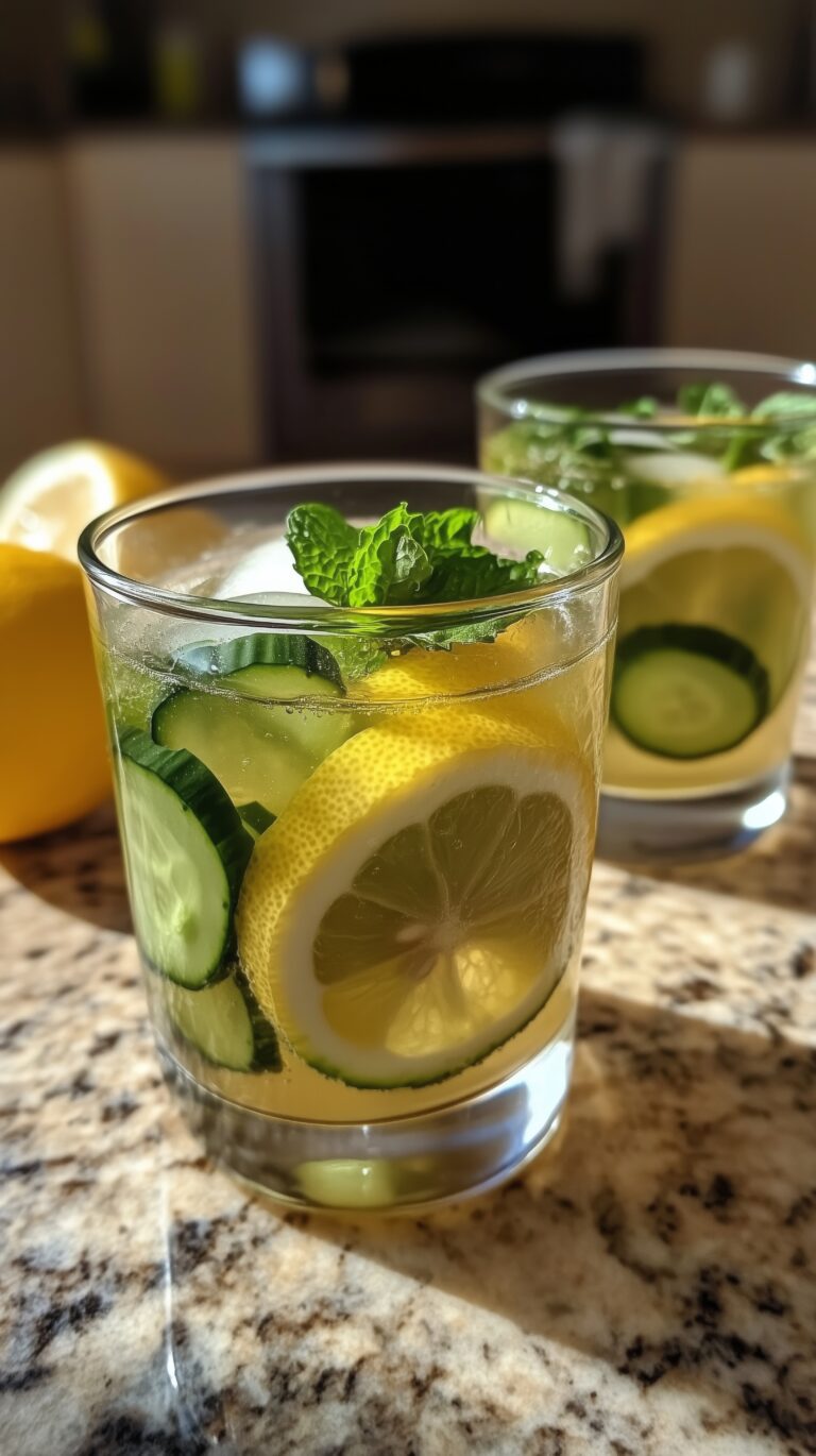 9 Surprising Benefits of Drinking Cucumber, Ginger, Mint, Lemon, and Water Daily